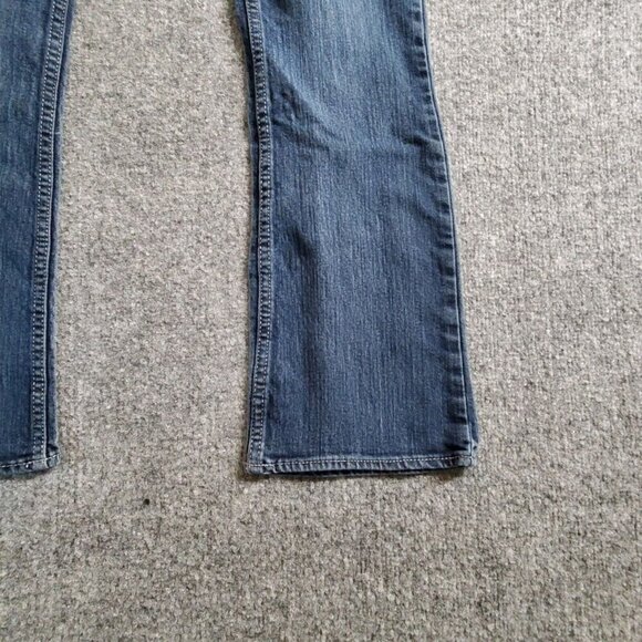 Levis Boot Cut Stretch Jeans Girls Juniors Sz 16 Blue Denim Flap Pockets 28x27 - Picture 7 of 14